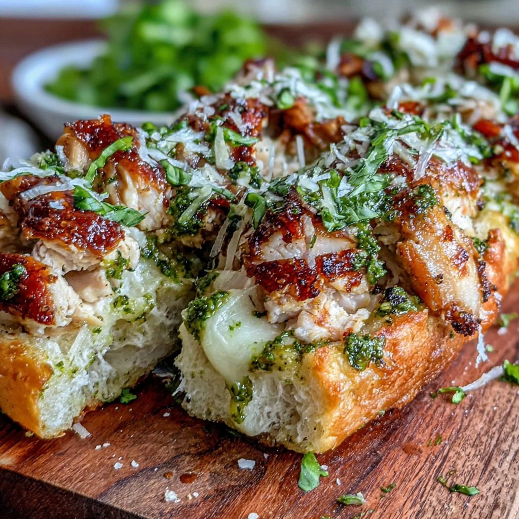 Rotisserie Chicken And Pesto Flatbread