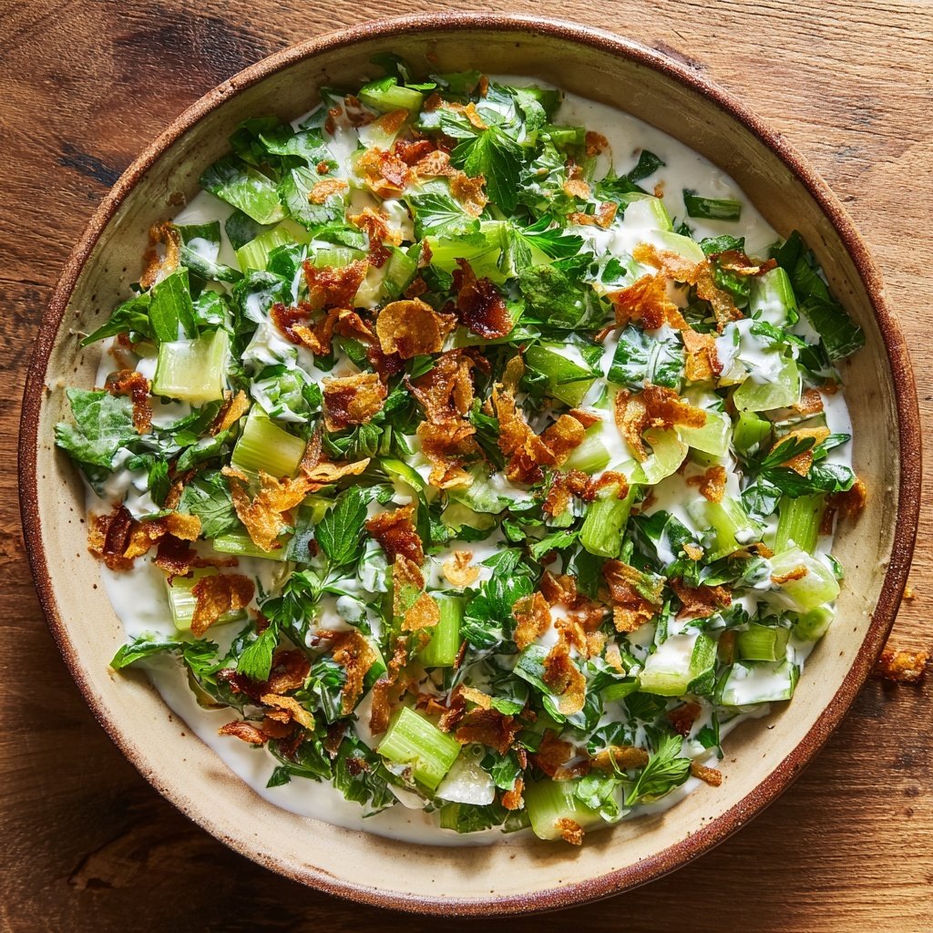 Celery Crunch Salad With Yogurt