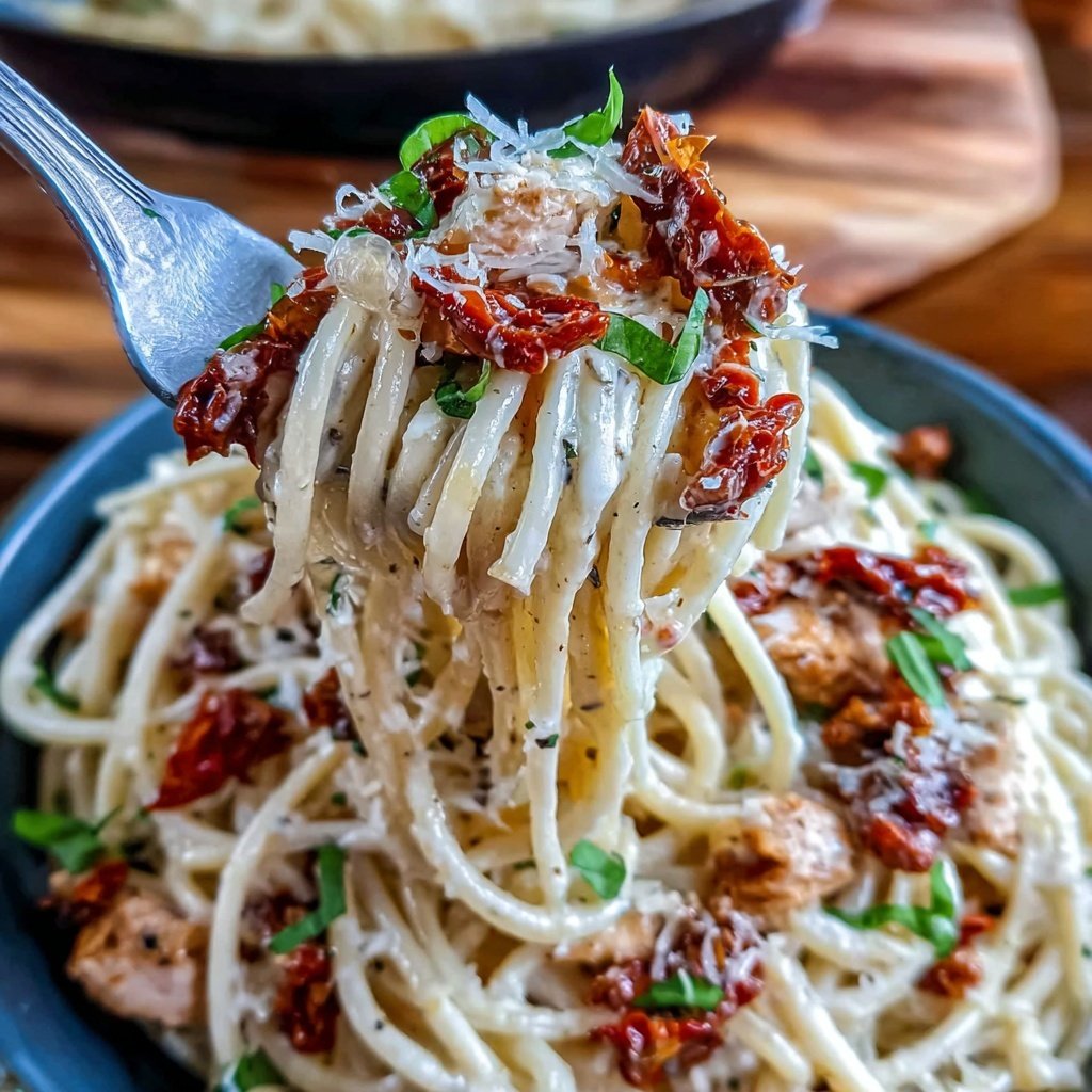 Chicken Pasta With Sun Dried Tomatoes