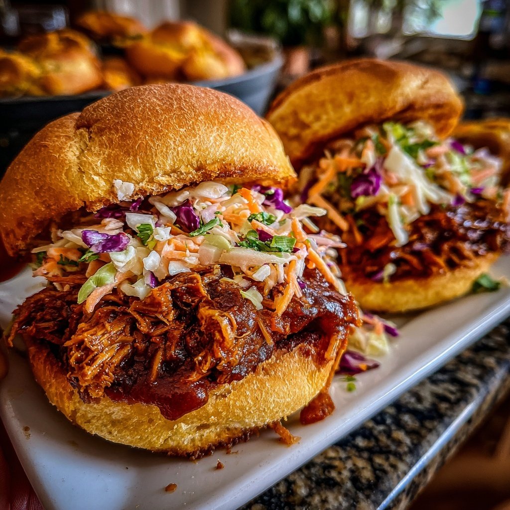 Easy BBQ Jackfruit Sliders
