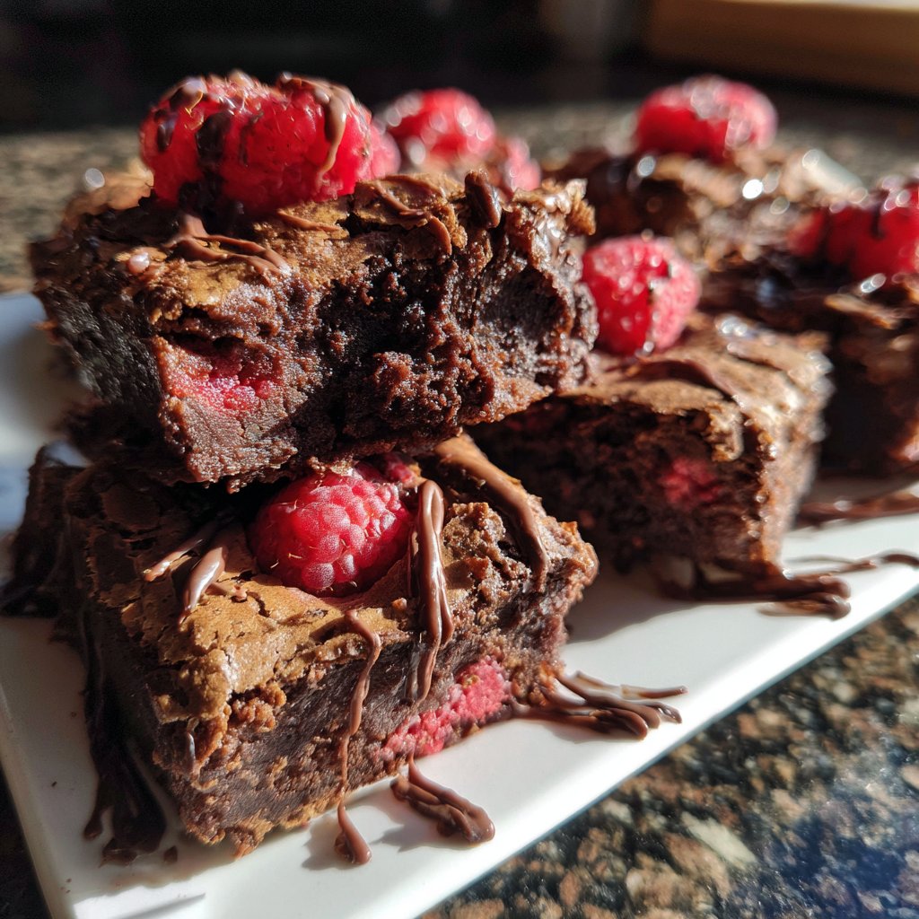 Chocolate Raspberry Brownies