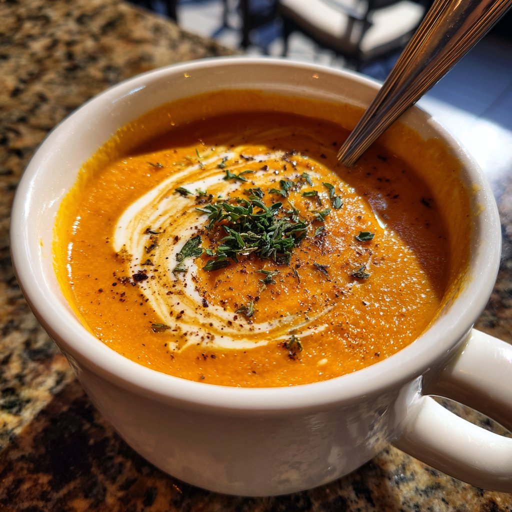 Creamy Carrot Ginger Soup