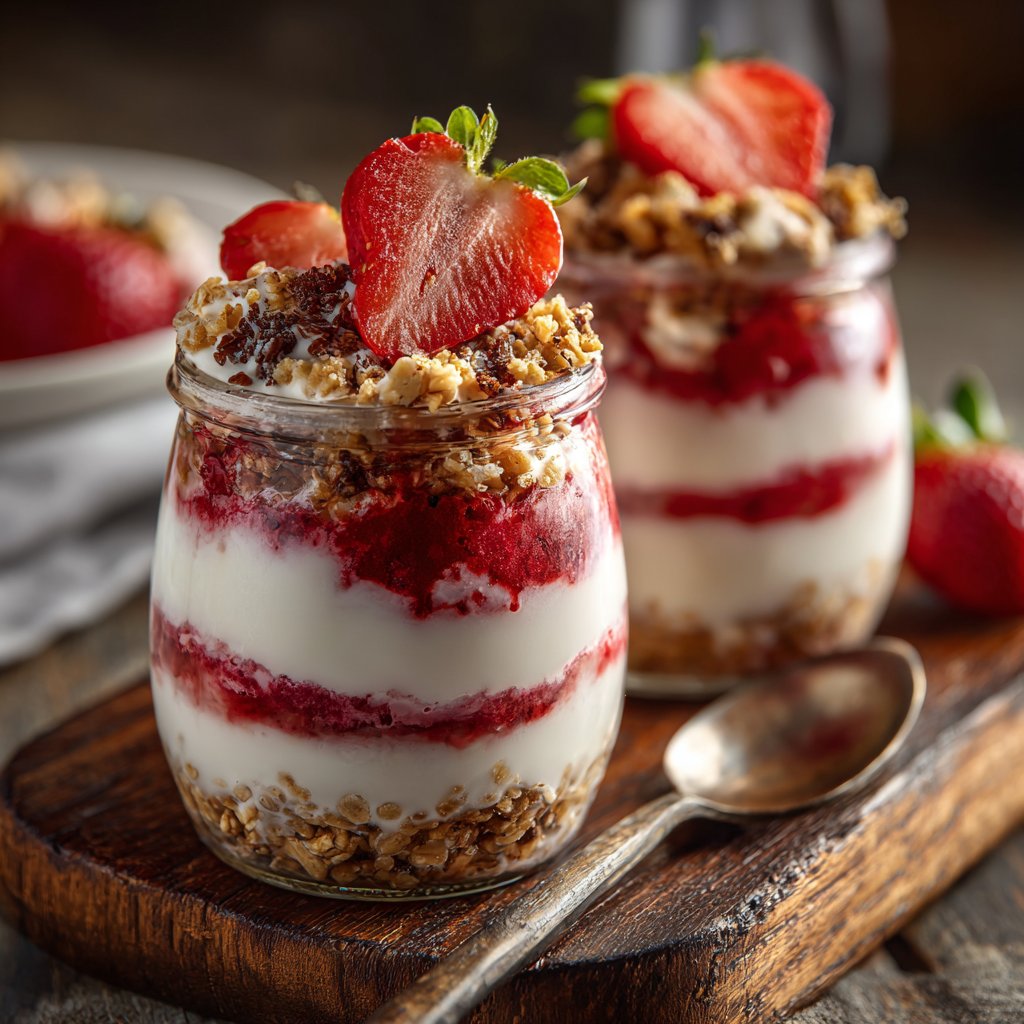 Strawberry Cheesecake Overnight Oats