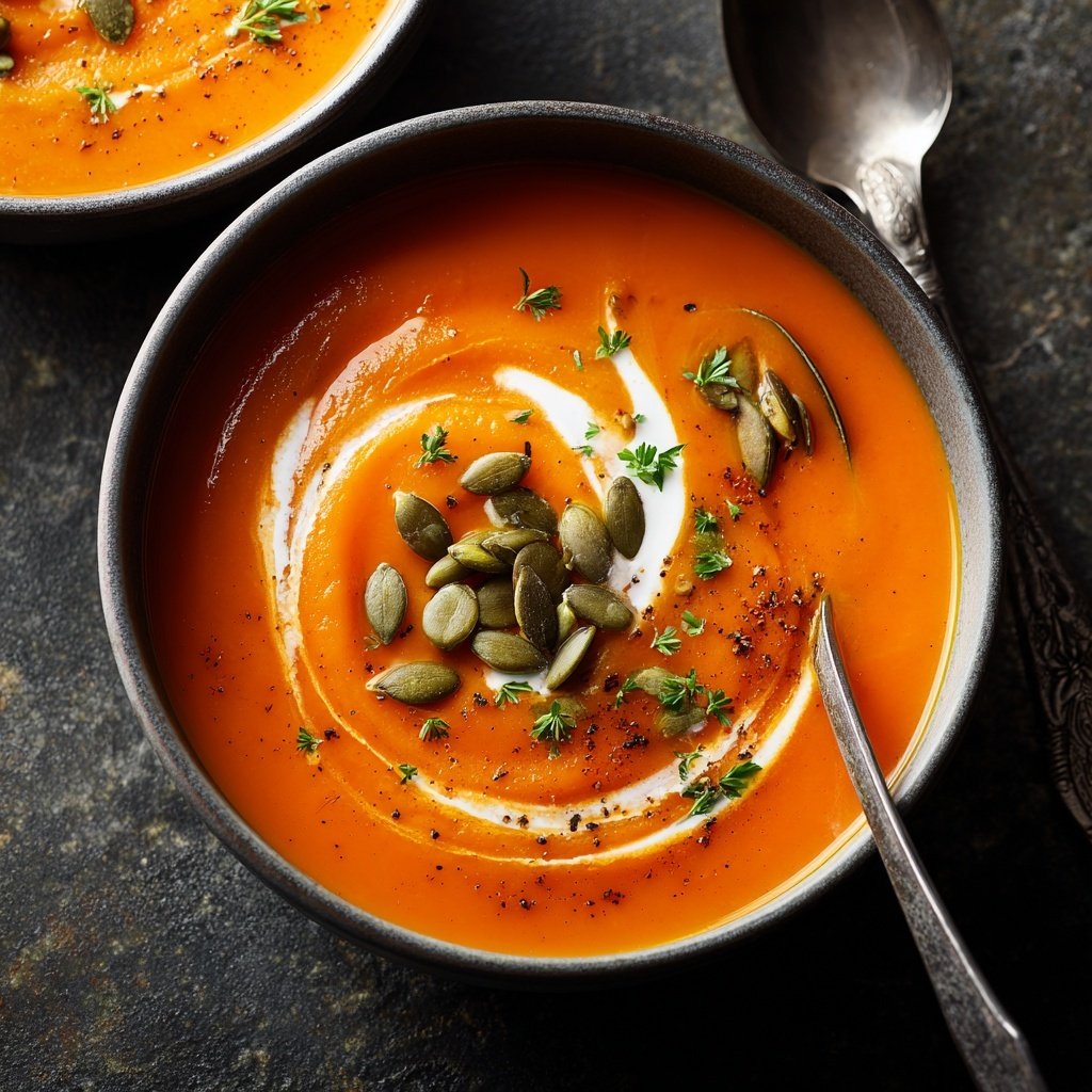 Roasted Acorn Squash Soup