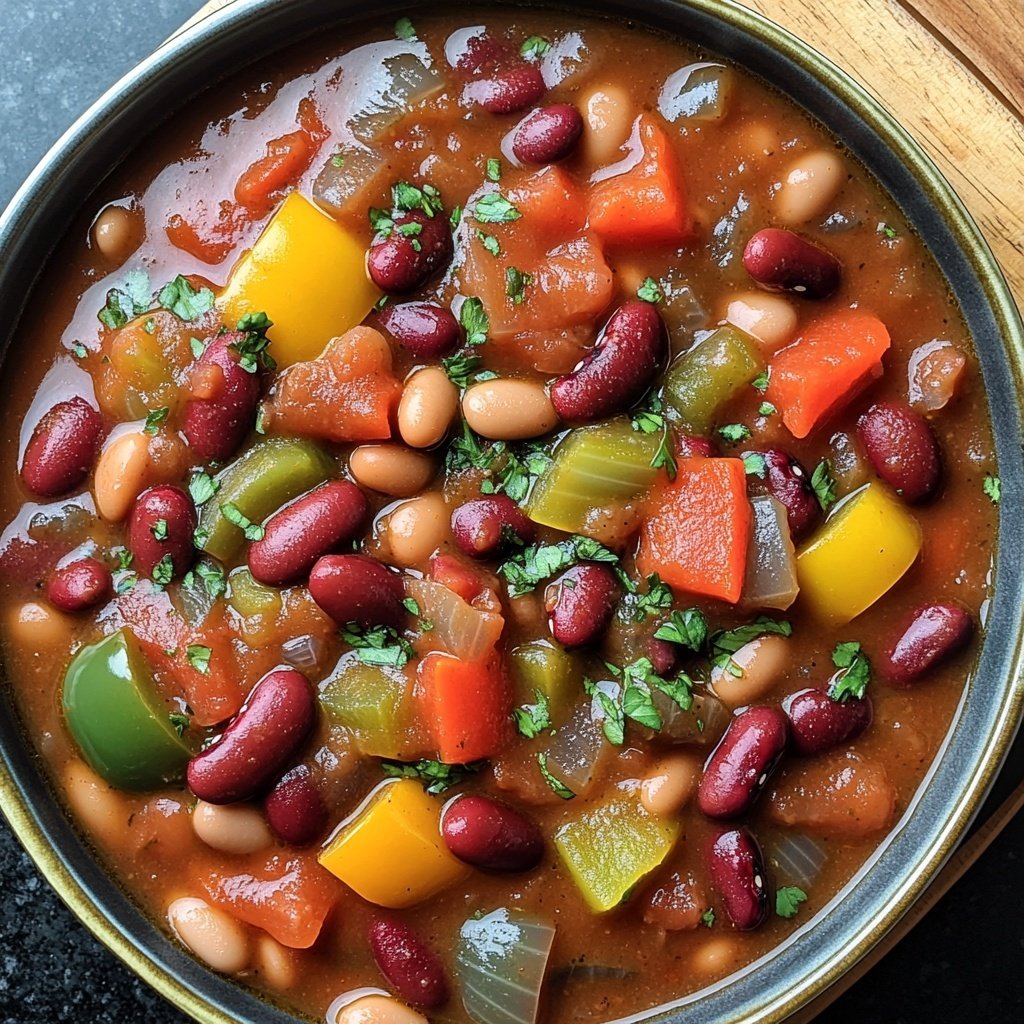Healthy Crockpot Bean Stew