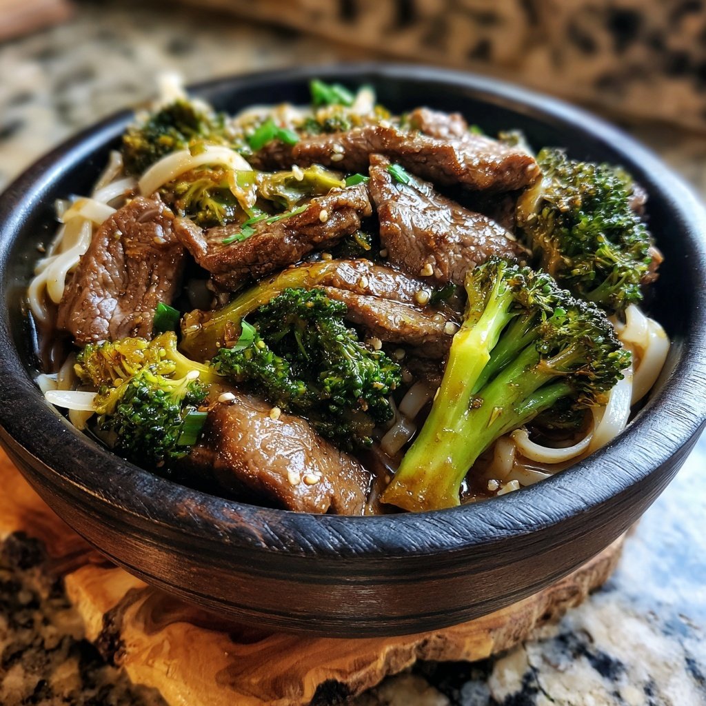 Beef And Broccoli Rice Noodles