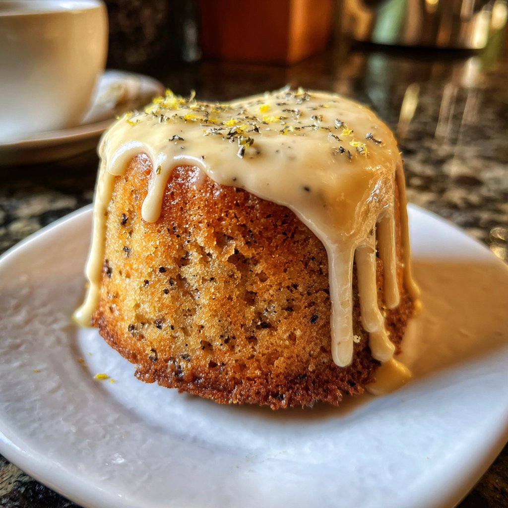 Mini Heart Cake with Lemon Almond Cream