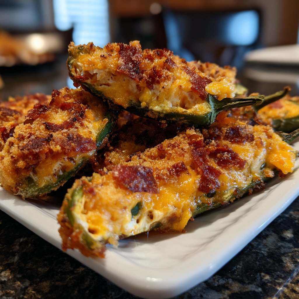 Jalapeno Poppers with Cheddar