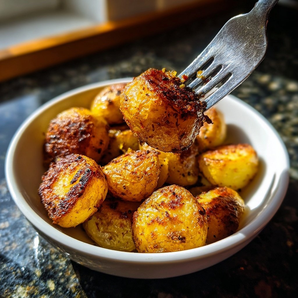 Roasted Baby Potatoes with Truffle Oil